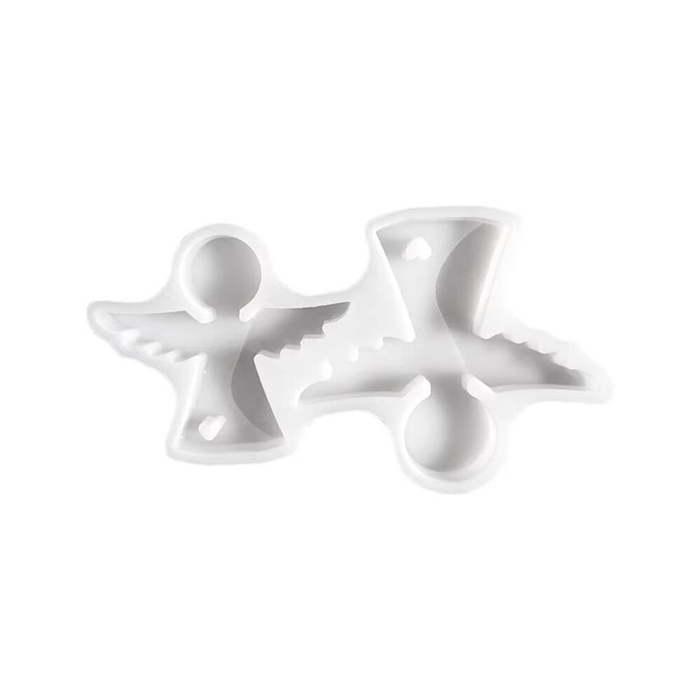 Tauoh Angel Candle Molds Silicone Reusable Angel 3D Silicone Molds Soft Silicone Easy Release Candle Molds For Coffee Table