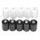10Pcs Black & White Polyester Sewing Thread, High Strength, 6x3.3cm 16
