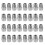 32 Pcs Pressure Washer Surface Cleaner Nozzle Replacement Thread Type Spray Nozzle,40 Degree 2.5 Orifice Spray Ti 1