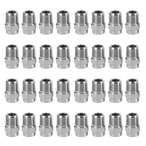 32 Pcs Pressure Washer Surface Cleaner Nozzle Replacement Thread Type Spray Nozzle,40 Degree 2.5 Orifice Spray Ti