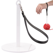Acrylic Wrist Yarn Holder AntiTangle Yarn Feeding for Knitting and Crochet with Adjustable Strap
