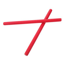 Rhythm Sticks 2pcs Red Wooden Lummi Sticks for Preschool Music and Early Childhood Learning
