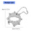 Light Weight Stainless steels Keychain Tool-Gray 1titanium colo 4
