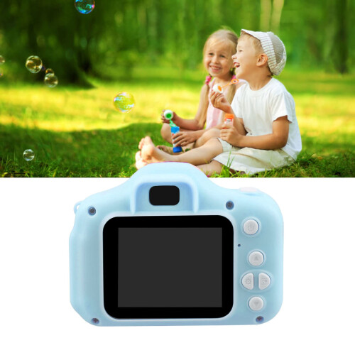 Kids Digital Camera for Kids with Video Recording, Clear Image Capture, Timer Function, Blue Durable Toy 2