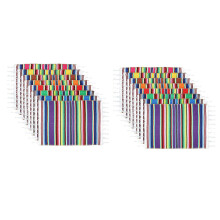 2X Tovagliette Da Tavola Messicane,Tovagliette Assortite Messicane Decorazioni di Nozze per Feste Messicane, Runner Da Tavola con Frange (Tovagliette