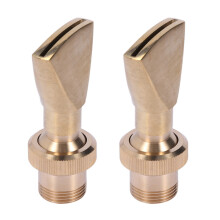2X 1/2 Inch DN15 and 3/4 Inch DN20 Brass Water Fountain Nozzle Spray Sprinkler Garden Landscape Fountain