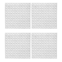 400X Piedini in Gomma Trasparente Adesivo per Paraurti Pastiglie Autoadesive Tamponi Insonorizzanti 8 x 2.5mm