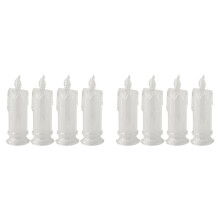 8PCS LED Flameless Candles ,LED Clearance Pillar Candles, Battery Included,Decoracion for Halloween Christmas