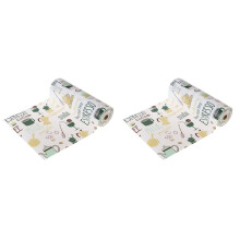 2X Multi-Function Drawer Shelf Liner Foam Paper for Kitchen Cabinets,Refrigerator,Drawers,Cabinets(, 12 x 196Inch)