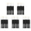 40Pcs Black Knitting Needles Plastic Handle Crochet Hooks for Knit DIY  Loom Tool Weaving Kit Braid 1