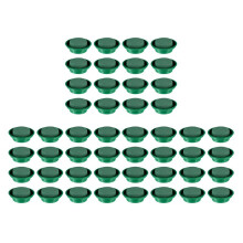 48 Paquets de Ronds de Mousse Florale Dans Des Bols Bricolage Kit D'Arrangement de Fleurs Blocs de Mousse de Fleurs Humides Rondes Vertes pour Fleur