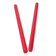 2Pcs Red Wooden Rhythm Sticks for Kids, Durable Hardwood Claves with Non Slip Grip for Music Learning