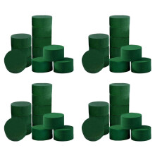 Floral Foam 48 Pcs Dry &Wet Flower Foam Round Florist Blocks Flower Foam for Fresh or Artificial Flowers