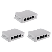 PoE-Extender mit 1 Bis 3 , Passiv, Kaskadierbar, IEEE802.3Af für IP-Port-ÜBertragungs-Extender für POE-, NVR-IP (3 Stück)