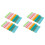 24 Pack Refrigerator Mats, Washable Refrigerator Liners, Fridge Pad, Easy to Clean Shelf Liner, Cuttable Kitchen Mat 2