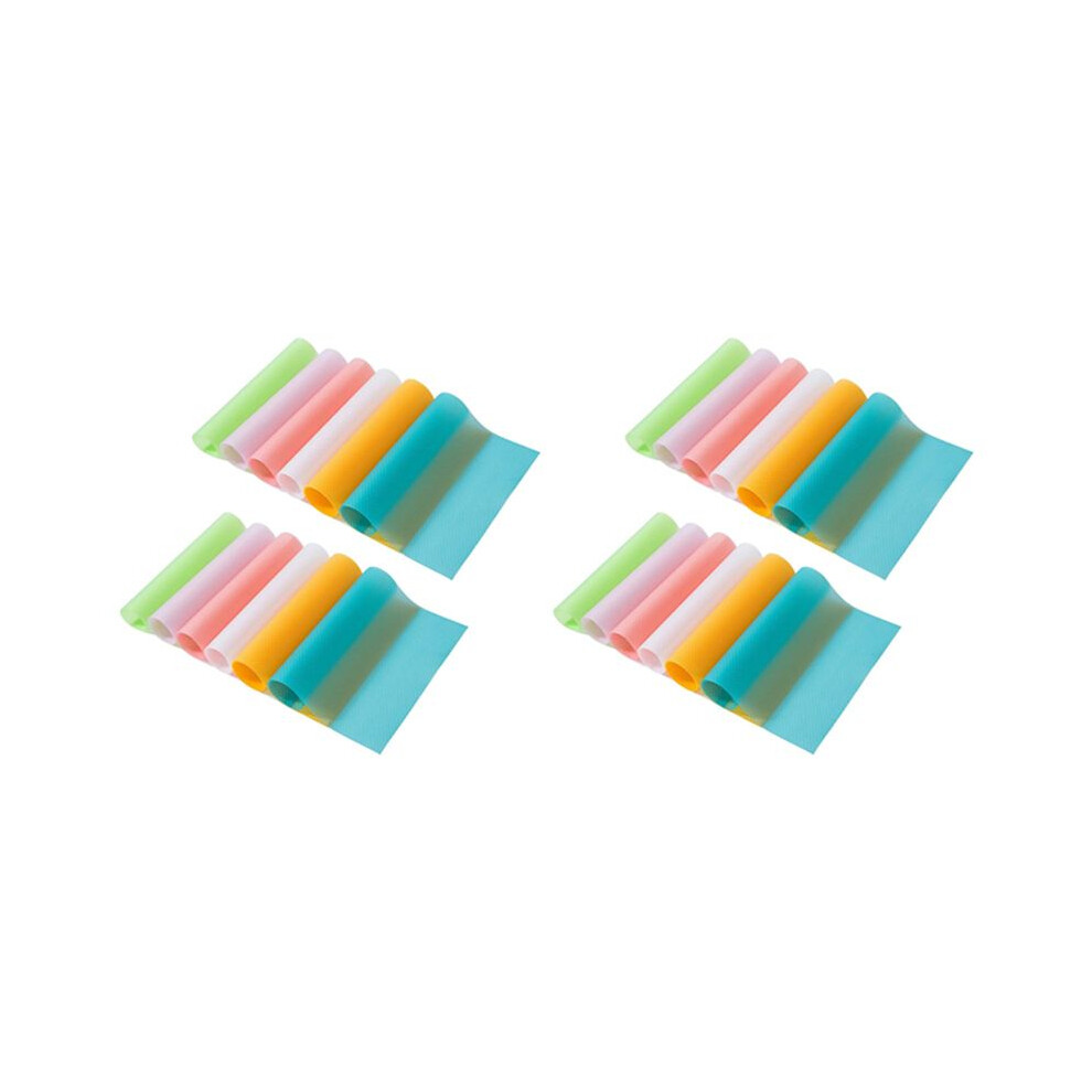 24 Pack Refrigerator Mats, Washable Refrigerator Liners, Fridge Pad, Easy To Clean Shelf Liner, Cuttable Kitchen Mat 6034148787008