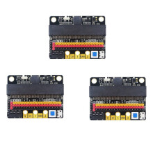 3X per Scheda di Espansione Microbit IO BIT V2.0 Micro:Bit Piastra Adattatore Orizzontale