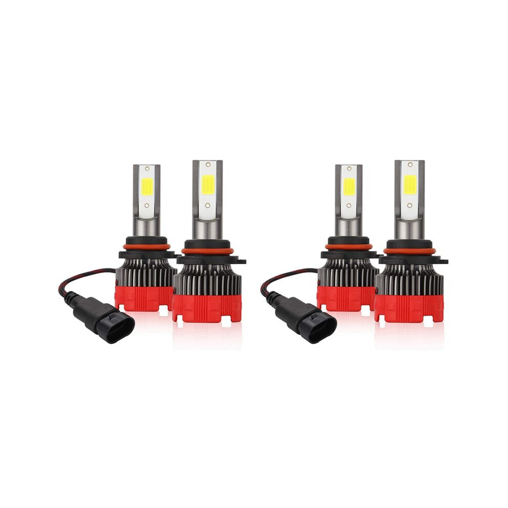 2X 9006 Led Head Bulbs 6000K Hb4 Hi/Low 55W 8000 Lumens Fog Lamp Bright Dob Kit 2 Lamps 360 Rotation White/Light 6033009993404