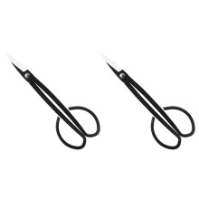 2X Gardening Shears Can Cut Aluminum Wire Buds Clip Pruning Shears Cut Sprigs of Boxwood Black Pine Bonsai Scissors