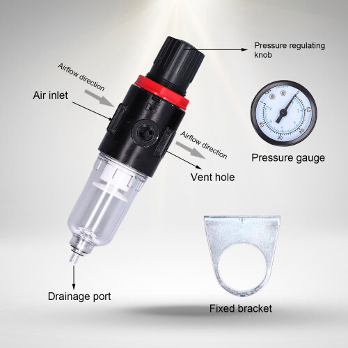 Compact FRL Unit AFR2000 1MPa Working Pressure