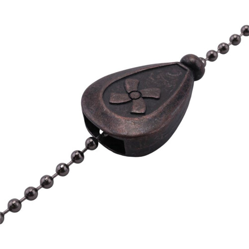 4Pcs Bronze Ceiling Fan Pull Chain Set, Decorative Fan Pull Chain Pendant Extension, Lighting & Fan Beaded  Fan Pull