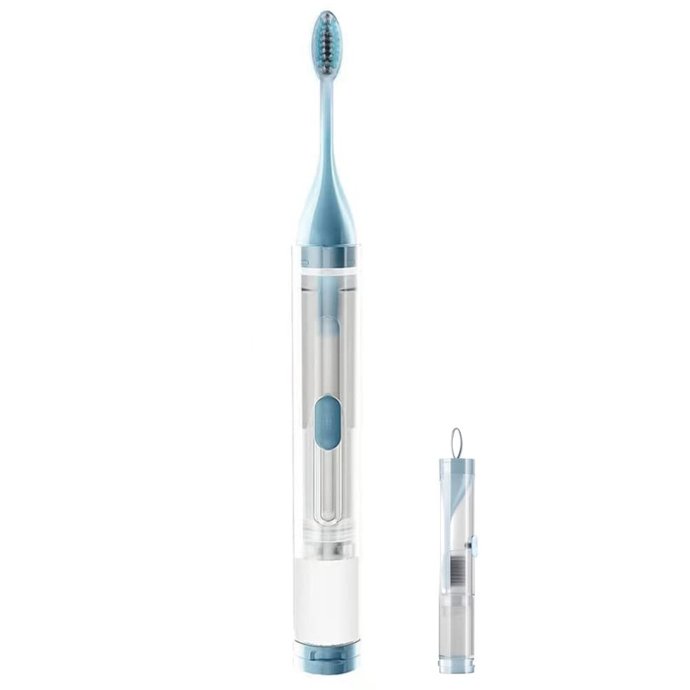 Travel Toothbrush 3 in 1 Foldable Case with Builtâin Toothpaste Dispenser and Soft Bristles