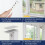 Adjustable AC Window Lock Bar, Small Window Security Bars for Child Safety, Window Stoppers for Vertical Sliding A 7