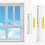 Adjustable AC Window Lock Bar, Small Window Security Bars for Child Safety, Window Stoppers for Vertical Sliding A 9