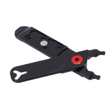 Aluminium Alloy Bike Chain Link Pliers 4-in-1 Repair Tool Black