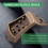 Bronze Metal Triangle Mandolin Tailpiece Parts for 8 String Arched Top Mandoline Replacement 4
