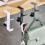 10pcs Double-Layer Locking Desk Hook Bag Hook Office Desk Mobile Bag Hook Desk Side Table Hook Black 2