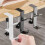 10pcs Double-Layer Locking Desk Hook Bag Hook Office Desk Mobile Bag Hook Desk Side Table Hook Black 4