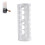 2X Multipurpose Folding Garbage Bag Storage Box Wall Hanging Environmental Protection Plastic Bag Extraction Box White 5