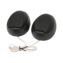 Auto Dome Hochtöner 98dB 1000W Stereo-Audio-Lautsprecher Schwarz 2er Pack