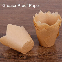 400 Pieces Tulip Cupcake Liner Baking Cups Paper Cupcake and Muffin Baking Cups for Weddings and Birthday
