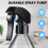 Plastic Spray Bottles for Cleaning Solutions,10OZ Reusable Empty Container with Durable Black Trigger Sprayer, 6Pack 2