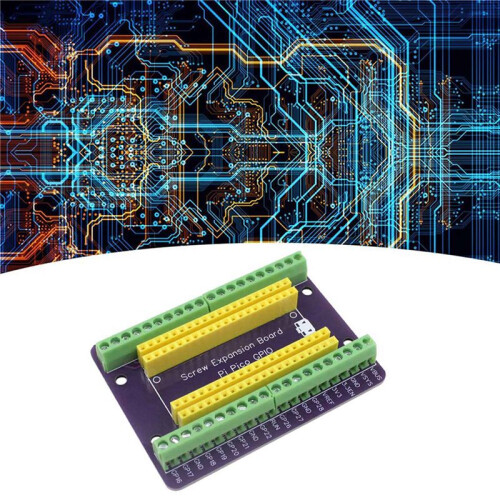 2X for Raspberry Pi  GPIO Expansion Board Picow Terminal GPIO Interface Module Onboard Male and Female Pins(Welded) 1