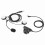 7,1 mm Motorradhelm-Headset mit U94 PTT, 2,5 mm Intercom, Schwarz 1