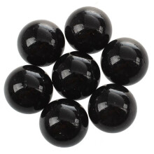 40 Stück Murmeln 16mm Glasmurmeln Knicker Glaskugeln Dekoration Farbe Nuggets Spielzeug Schwarz und Weiß