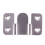 Furniture Sectional Interlock Style Sofa Connector 20Pcs Silver Tone 7