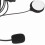 7,1 mm Motorradhelm-Headset mit U94 PTT, 2,5 mm Intercom, Schwarz 7