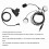 7,1 mm Motorradhelm-Headset mit U94 PTT, 2,5 mm Intercom, Schwarz 12