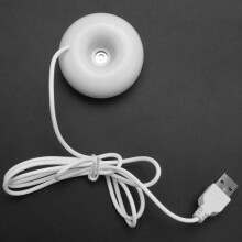 4X Humidificateur USB En Forme de Donuts Blanc pour Le Bureau Humidificateur Purificateur D'Air Blanc