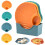 18X Multicolor Shell Bone Spitting Dish Dining Table Bone Storage Tray Dessert Fruit Plate with Bottom Bracket 3