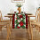 10X Linho Vermelho e Preto Xadrez Xadrez Corredor de Mesa de Natal 72 Polegadas Longa Sazonal Inverno DecoraçãO de Mesa de Natal 4
