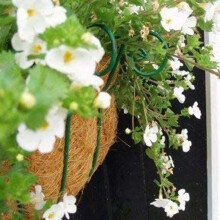 14 Inch Liner for Planters, 4PCS Round Replacement Plant Basket Liners Natural Fiber Liner for Hanging Basket