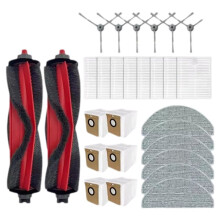 Compatible for S30 / DEM-S30 Accessories Brush Dust Bag Filter Mop Cloth Replacement Parts Kit