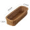 3X Desktop Cutlery Storage Basket Woven Basket Restaurant Tableware Drain Storage Box Tableware Storage Basket, Brown 7