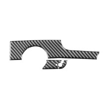 For A4 S4 B7 2005-2008 Carbon Fiber Car Headlight Cover Trim Interior Accessories LHD