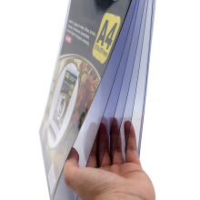 2X A4 Flip Table Menu Stand Multi-Page Table Card Rack Menu Display Stand Menu Holder